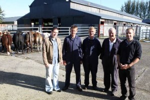 The Tully TeamFrom left to right: Stephen Conroy (Manager), Brendan O’Shea, Paul Kilcullen, Pat Flood (Farm staff) and Niall Kilrane (GROW & GGene Ireland Beef)