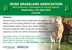 Read more about the article IGA Beef Conference – Wed 27th April 2016
