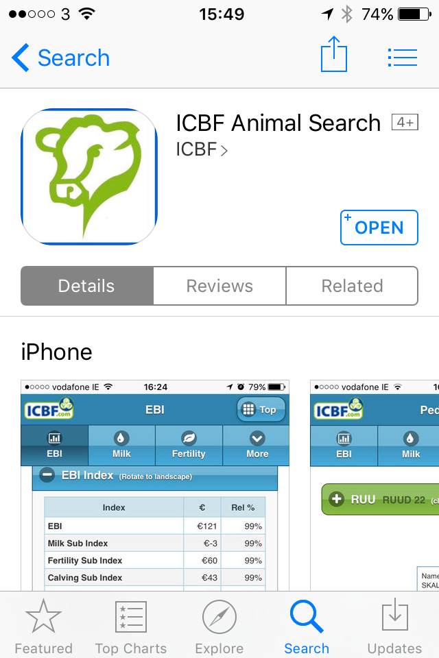 ICBF Animal Search Mobile App - ICBF