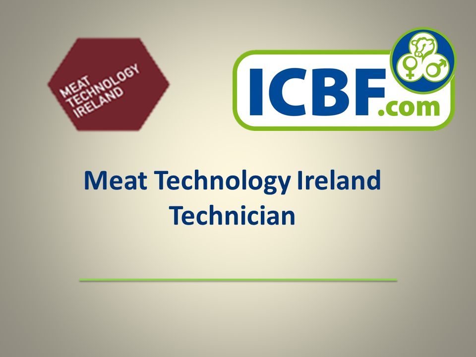 Read more about the article Vacancy – Meat Technology Ireland Technician