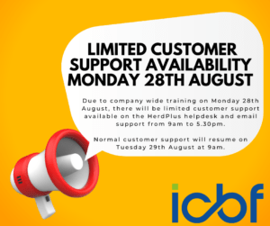 Read more about the article Limited Customer Support availability on Monday 28th August