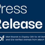Mart Boards to Display CBV for All Genotyped and Sire Verified Animals 